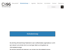 Tablet Screenshot of ischolengroep.org